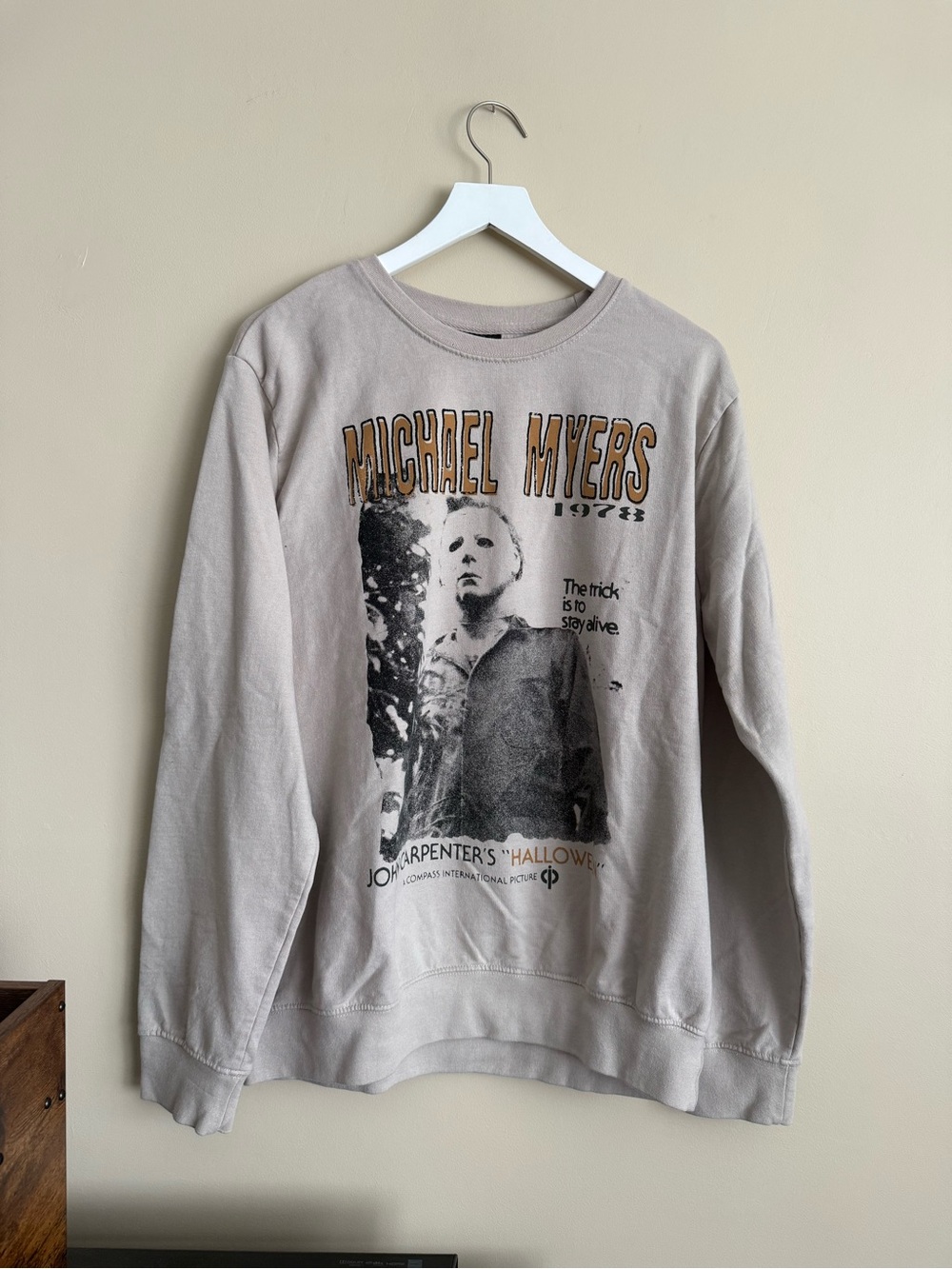 Halloween Movie Michael Myers Sweatshirt Adult Large